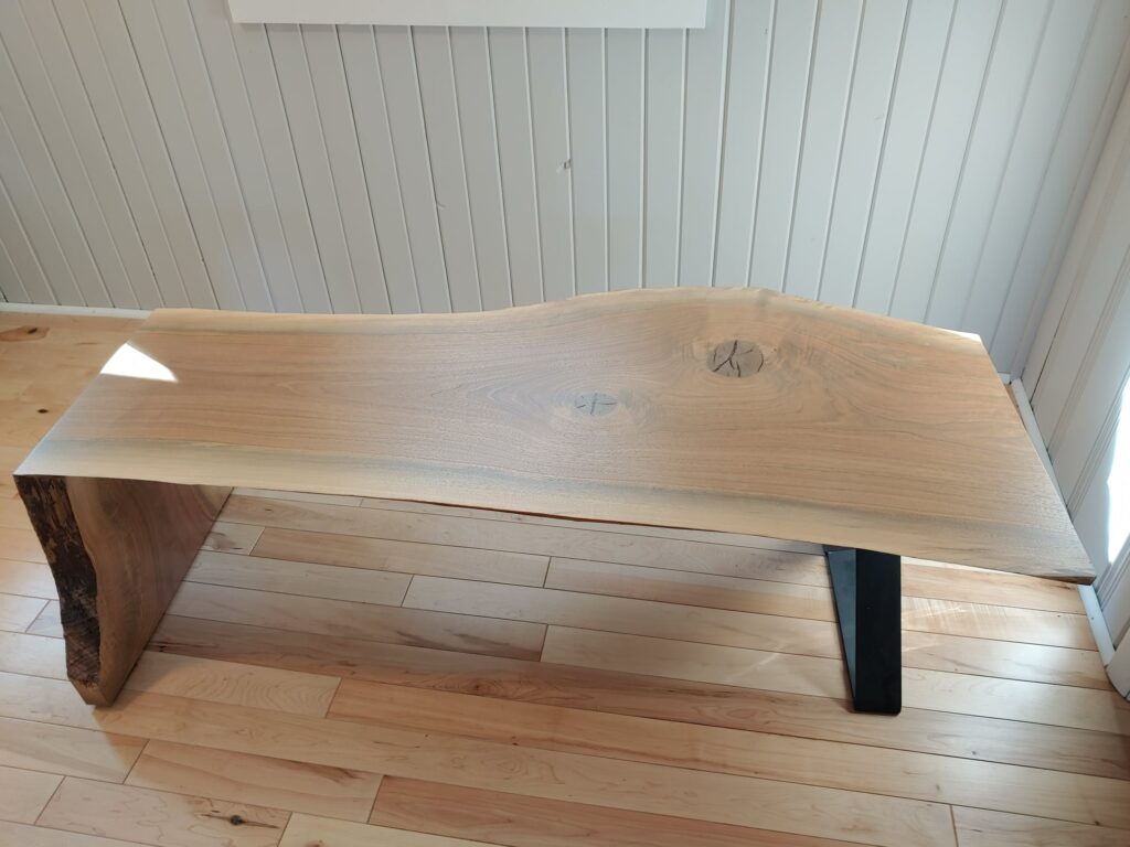 hardwood bench
